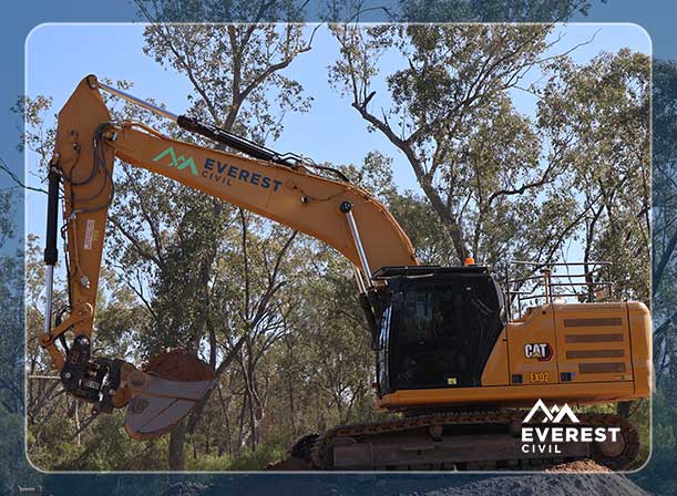 Commercial Building Site Works at Everest Civil, Australia