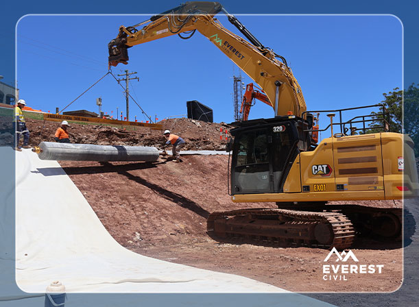 Storm-water. Water and Sewer Works by Everest Civil Australia.